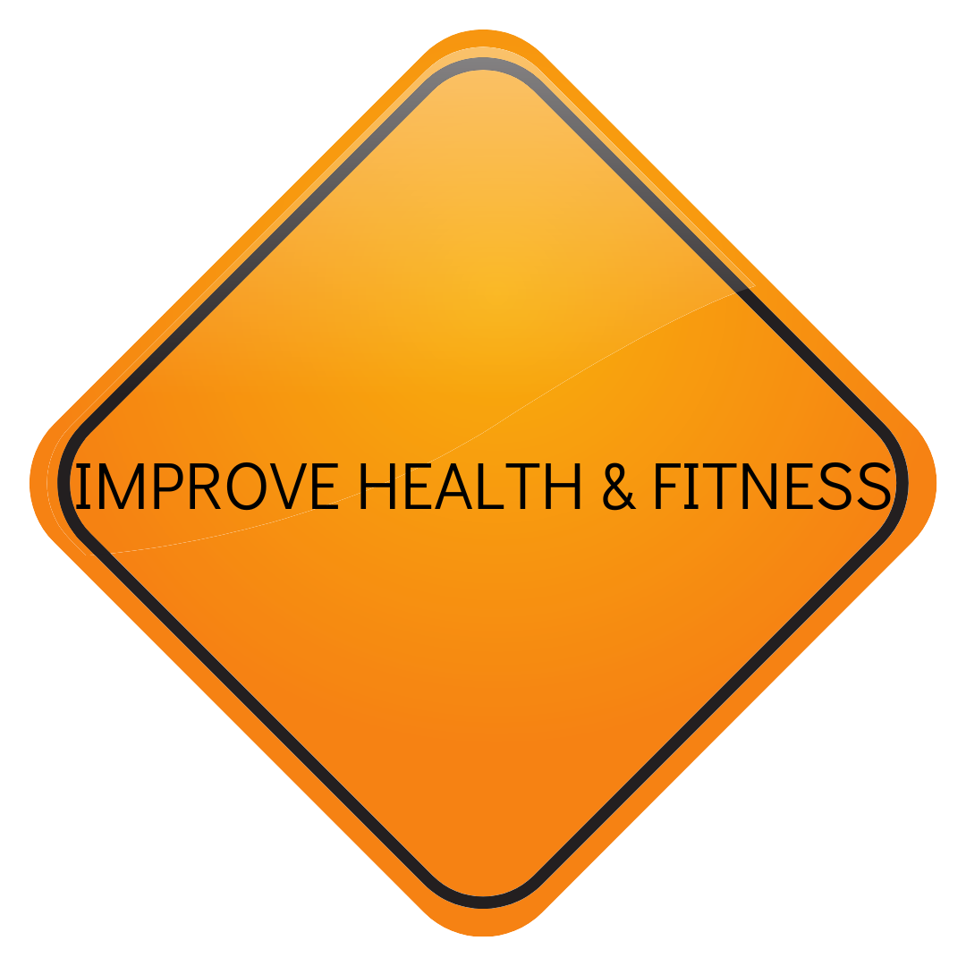 Improve Health and Fitness sign